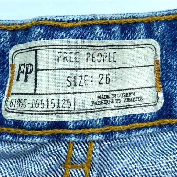 Free People Wild Rose Ember Mini in Light Denim - Picture 3 of 5